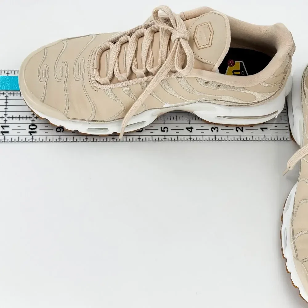 Nike Air Max Plus Premium Women's 6.5 Vachetta Tan Gum White Leather DZ2832-200